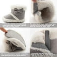 thumbnail image 5 of Infant Baby Boys Girls Cowboy Boots Tassel Snow Boots Warm Winter Fur Lining Newborn Prewalker Ankle Boot, 5 of 6