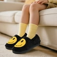 thumbnail image 5 of Cute Smile Face Slippers for Kids Soft Plush House Slippers for Girls Boys with Memory Foam Non Slip Warm Happy Face Shoes for Indoor Outdoor, 5 of 7
