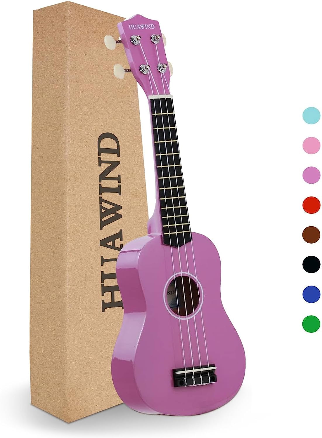 HUAWIND Kids Ukulele 21 inch Soprano Ukulele For Beginners