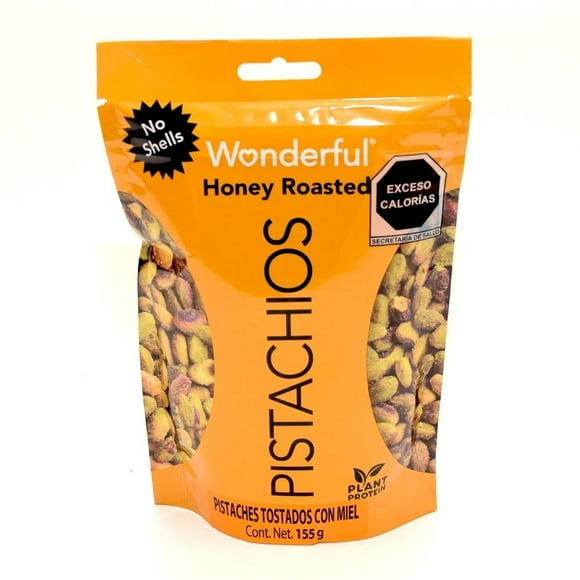 Pistaches Wonderful sin cáscara con miel 155 g