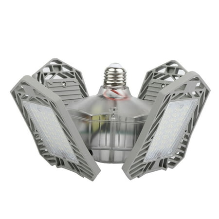 

Mpeace 150W E27/E26 Four Leaf Folding Deformation LED Light Bulb Ceiling Garage Lamp
