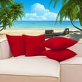 thumbnail image 6 of Outdoor Pillow Covers 16x16 Set of 4, Red Outdoor Throw Pillows for Couch Patio Waterproof Slipcovers for Christmas Holiday, 16 inches, 40 cm, 4 Pieces, Red, 6 of 8