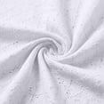 thumbnail image 4 of ClodeEU Women's Round Neck Flutter Short Sleeve Blouse,Solid Color Casual Loose Fit Top White,Women's Plus L, 4 of 5