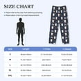 thumbnail image 4 of Picia Llamas 1 Mens Soft Woven Cotton Elastic Waistband Sleep Pajama Pant Lounge Sleep Pant With Pockets And Drawstring-X-Large, 4 of 9