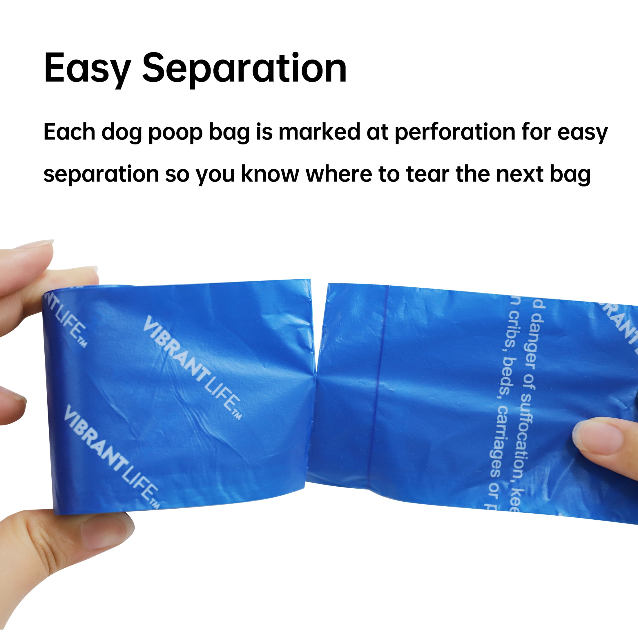 Vibrant Life Dog Poop Bags, Leak Proof, Strong Waste Bag For Dogs, 15 Count