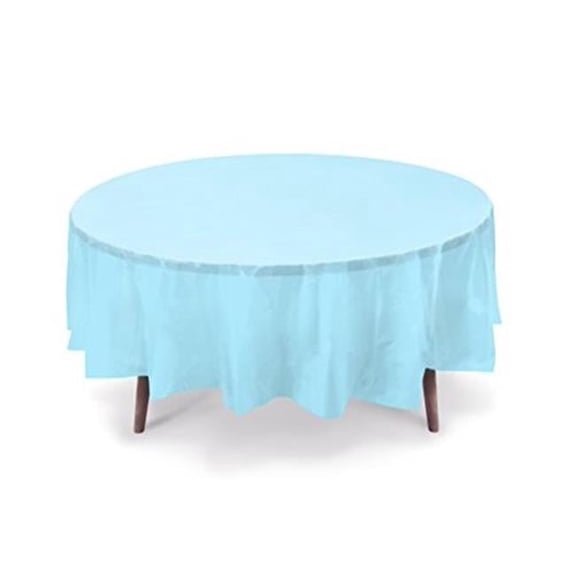 Gift Expressions TCRH-LBL-6 Round Table Cover, Light Blue - Case of 19