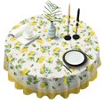thumbnail image 1 of Nappe Ronde aux Fruits d'Été Citron, Nappe Sans Plis en Polyester, Nappe Imperméable Réutilisable pour Mariage, Anniversaire, Fête du Thé (Ronde, 60x60 Pouces), 1 of 6