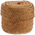 thumbnail image 1 of SHISUYAN Handmade Woven Flower Basket Gift Box Mini Sundries Container With Lid, 1 of 8