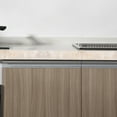 thumbnail image 3 of MLINS 2 Rolls Marble Sticker Countertop Wall Base Molding Trim Adhesive Floor Skirting Board Cover, 3 of 8