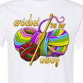 thumbnail image 4 of Inktastic Crochet the Day Away T-Shirt, 4 of 5