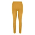 thumbnail image 5 of Zedker Jeggings for Women Elastic High Waist Comfy Stretch with Pockets Casual Work Style Yellow Plus XXXXXL, 5 of 5