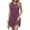 Wine#1, variant on pstuiky Summer Dresses for Women , Solid Color Casual Dresses Mini Dresses Leisure Sleeveless Crew Neck Sundresses for Women Black L