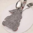 Minicoco 12 Pcs Christmas Cutlery Holders, Felt Christmas Silverware
