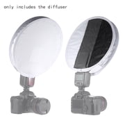 Diffuser,Round On-camera Diffuser Softbox With Speedlite Diffuser Portable Softbox With Color Laojia Ainn Eryue