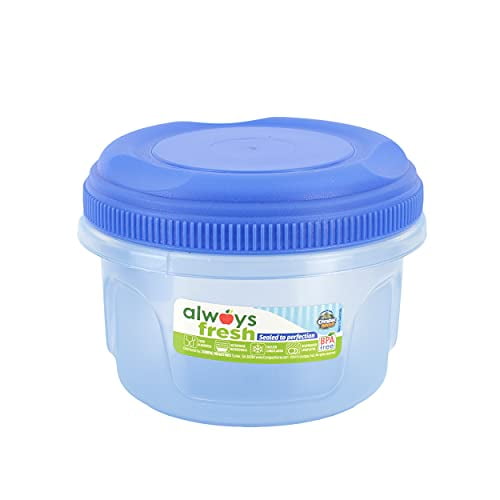 cOMPAc HOME 17031 Hi-Top cylinder container-16oz-Ocean Food Storage, Portion control, Dishwasher, Microwave Safe, 16 oz, Ocean Blue