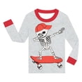 thumbnail image 4 of Leey-World Boys Girls Halloween Pajamas Kids Pajamas Holiday PJs Cotton Sleepwear Size 2T-12 Years(Red,2-3 Years), 4 of 5