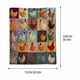 thumbnail image 2 of Manta de franela con diseño de pollo, varios estampados, textura suave, diseño acogedor, ideal para el hogar, ideal para regalar, cálida y cómoda, manta elegante. Blaxill, 2 of 8