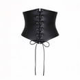 thumbnail image 4 of Kids Pirate Dress Bell Sleeves Fairy Dresses for Girls with Corset Belt Handkerchief Hem Party Outfit, 4 of 7