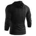 thumbnail image 3 of Ceisia Men Solid Color Sweatproof Breathable Long Gift Sleeve Casual Training Running Athletic Jacket Tops, 3 of 6