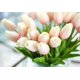 thumbnail image 5 of Ludlz - 5 tulipanes artificiales de tacto real, tulipanes de poliuretano holandés falsos, ramo de flores de látex para bodas, fiestas, oficinas, hogar y cocina., 5 of 8