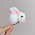 thumbnail image 3 of Apmemiss Bunny Hair Clips for Girls Cute Hair Ties Bunny Hair Barrettes Hair Scrunchies Cute Hair Clips Bunny Baby Hair Clip Easter Plush Bunny Hair Ties for Girls Hair Band Hairpins for Girls Kids, 3 of 7