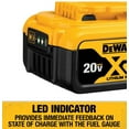 thumbnail image 3 of DeWALT DCB205-2 20V MAX* Premium XR 5.0Ah Lithium Ion Power Tool Battery -2 Pack, 3 of 3