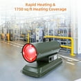 thumbnail image 4 of PioneerWorks 80,000 BTU Forced Air Diesel Heater & Kerosene Heater, Space Heater with Thermostat Temperature Control, Portable for Outside, Jobsite, Garage and Construction Site,Green, 4 of 7
