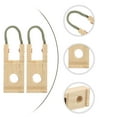 thumbnail image 6 of IFANLANDOR 5Pcs Piano Repair Accessories Khaki Wood Piano Middle Pedestals for Tuning, 6 of 8