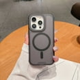 thumbnail image 5 of Decase Fashion Anti-Drop Mag-Safe Case Compatible with iPhone 15,Heavy Duty Shockproof Protection Phone Case,Dual Layer Translucent Magnetic Phone Case Fits for iPhone 15,Black, 5 of 11