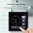 thumbnail image 2 of 2X Tuya T3E Pro Smart Control Panel Switch Touch Screen Panel Switch Zigbee Intelligent Wall Push Light Switch Black, 2 of 7