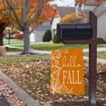 thumbnail image 4 of Hello Fall Maple Leaves Garden Flag Burlap Vertical Double Sided 12.5x18 Orange Autumn Leaf Small Yard Flags Thanksgiving Harvest Home Farmhouse Outdoor Decoration, 4 of 6