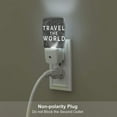 thumbnail image 3 of Uemuo Travel The World1 Night Light, Night Lights Plug into Wall, Dusk to Dawn Sensor Warm White Led Night Light 0.5W-US, 3 of 9