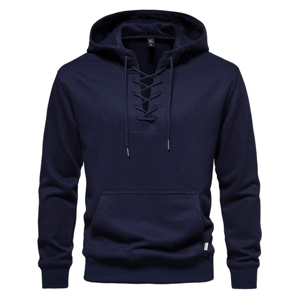 WILLBEST Sudaderas En Pareja Sudadera con Capucha De Color Sólido para Hombre Mediana