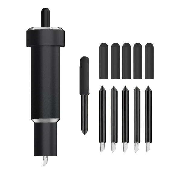 Deep Cut Blade for Cricut Maker 3/Maker/Explore 3/Air 2/Air/One/Venture,60掳 Deep Point Blade and Housing for Cutting Metallic/Genuine Leather, Craft/EVA Foam, Aluminum Foil, Magnetic Sheet,Etc
