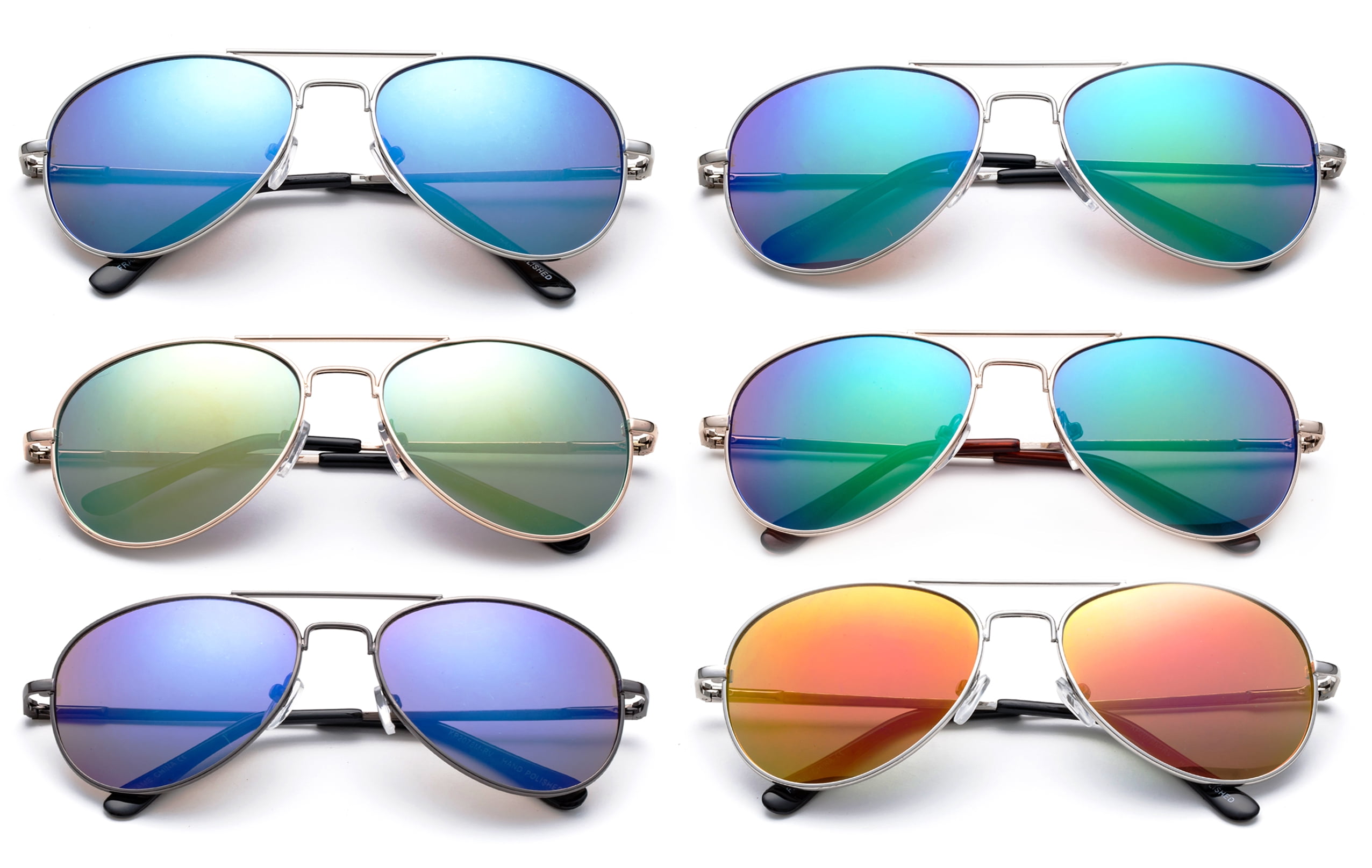 "Sonido" - Kyra Hand Polished Lead Free Fashion Sunglasses with Flash/Mirror Lenses for Kids