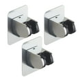 thumbnail image 3 of WHAMVOX 3 Pcs Adjustable Shower Head Shower Holder Plating Holder Rack 9.5X7 Cm Silver, 3 of 8