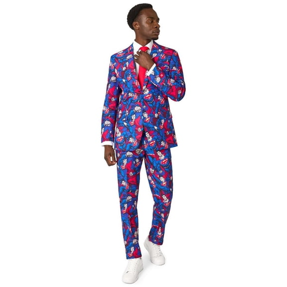 OppoSuits Men's Suits SupermanT - Man of Tomorrow - US 44 Miscellaneous