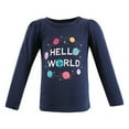 thumbnail image 3 of Hudson Baby Infant and Toddler Girl Long Sleeve T-Shirts, Magical World, 3 Toddler, 3 of 7