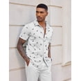 thumbnail image 2 of COOFANDY Men's Short Sleeve Wrinkle Free Dress Shirts Lightweight Stretch Shirts, 2 of 5