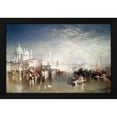 thumbnail image 2 of Joseph M.W. Turner 14x11 Black Modern Wood Framed Wall Art Titled - Canal Della Giudecca, Venice, 2 of 6