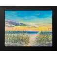 thumbnail image 2 of DeRice, Julie 18x15 Black Modern Framed Museum Art Print Titled - Grassy Beaches, 2 of 5