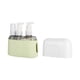 thumbnail image 3 of Botellas para artículos de tocador de viaje, contenedores para artículos de tocador, accesorios de aviación para cosméticos. 3 piezas verde, 3 of 9