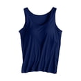 thumbnail image 6 of Women Built In Bra Tank Top Padded Yoga Shirt Shelf Bra Workout Camisole Casual Undershirt, 6 of 8