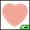 Orange Pink, variant on Unique Bargains Heart Shape Makeup Brush Cleaner Rose Red