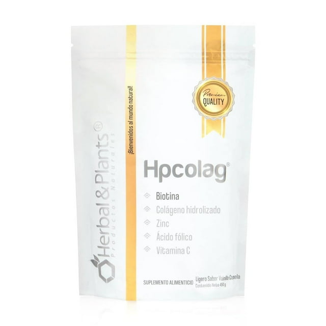 Colágeno Hidrolizado Vainilla 450 g Herbal & Plants