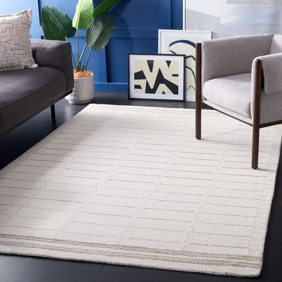 Safavieh Metro Anrai Geometric Area Rug, Ivory/Brown, 5' x 8'