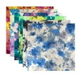 thumbnail image 4 of Abbraccia 4xTie-Dyed Printing Cloth Cotton Sewing Patchwork DIY Craft 24x24cm 4 Pcs, 4 of 10