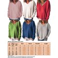 thumbnail image 2 of Bellella Chandails pour Femmes, Hauts, Hiver, Chauds, Tricotés, Chandails à Manches Longues, Chandail Décontracté à Col en V, Chandail pour Femmes, Blanc, 3TG, 2 of 2