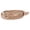 Khaki/Gold, variant on CTM Skinny Leather Dress Belt with Keeper Detail (Women)