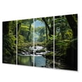 thumbnail image 2 of Designart "Exploring Uganda s Impenetrable Jungle in Bwindi I" Landscapes Metal Wall Art Set, 2 of 5